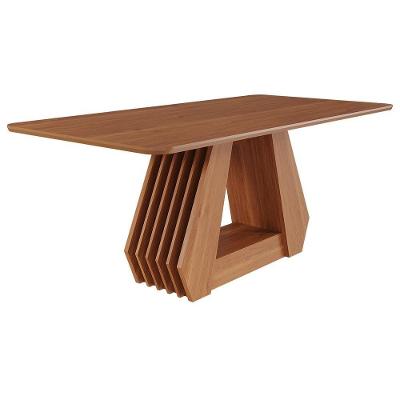 Mesa De Jantar Retangular ágata 180x90 Cinamomo Com Tampo Em Mdf - Cimol Móveis Cinamomo