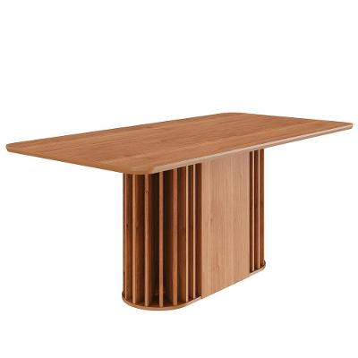 Mesa De Jantar Retangular Julieta 180x90 Cinamomo Com Tampo Em Mdf - Cimol Móveis Cinamomo