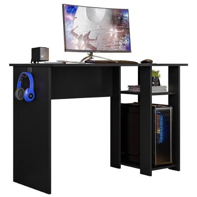 Mesa Para Computador Gamer Slim Preto - Peternella Móveis Preto