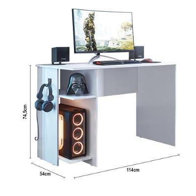 Mesa Para Computador Gamer 3875 Branco - Qmovi Branco