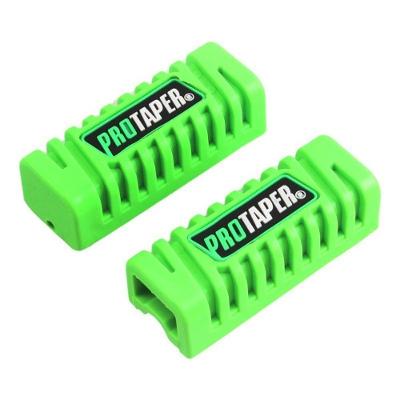 Pedaleira De Borracha Universal Estribo Cg 160 Titan Fan Start Cb 250f Protaper Motocross Color:verde