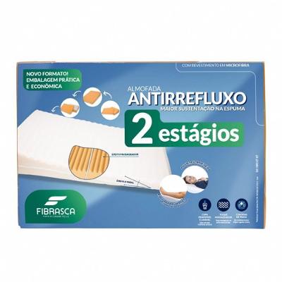 Travesseiro Antirrefluxo 2 Estágios Branco - Fibrasca Branco