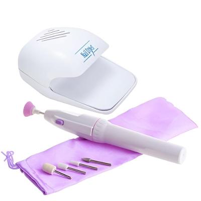 Kit Manicure Completo: Lixadeira Elétrica Secador E Cabine Estufa Mini Nails Para Unhas Perfeitas