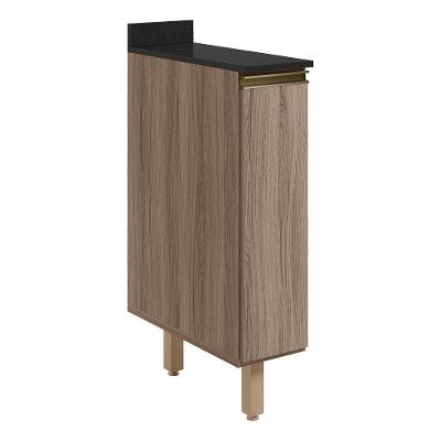 Balcao Com Tampo 1 Porta 20cm Mdf 16796 Carvalho Toq Carvalho Toq Nicioli