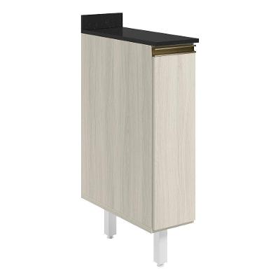 Balcao Com Tampo 1 Porta 20cm Mdf 16796 Bianco Toq Bianco Toq Nicioli Bianco