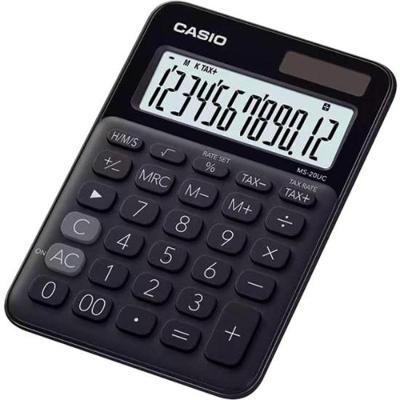 Calculadora De Mesa Casio Ms20uc 12 Dígitos Preta [f002]