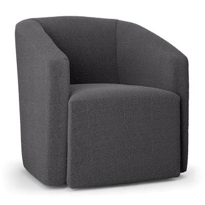 Poltrona Decorativa Orgânica Stella Max Bouclê Grafite D03 - D'rossi