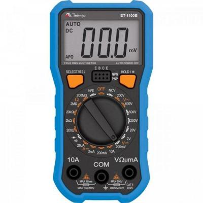 Multimetro Digital Minipa Et-1100b Azul/preto
