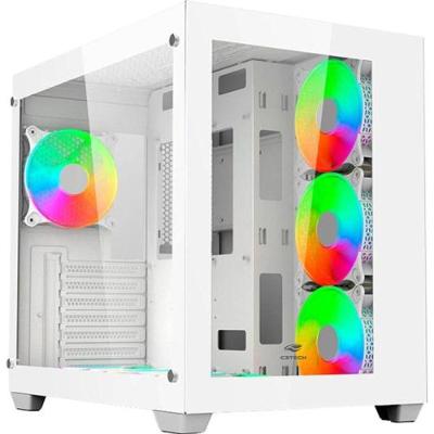 Gabinete Gamer C3tech Aquarius Mt-g910 Sem Fans Branco [f002]