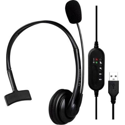 Headset Office Fortrek Fk 731a Usb Preto [f002]