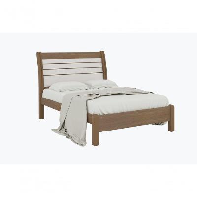 Cama De Casal Queen Esmeralda Plus - D' Doro Castanho/off White