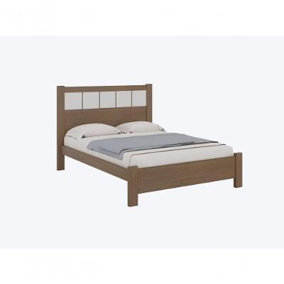 Cama Casal Primícia Plus 100% Mdf - D' Doro Castanho/off White