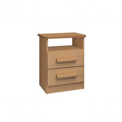 Mesa De Cabeceira Firenze 2 Gavetas Com Nicho - D' Doro Cinamomo