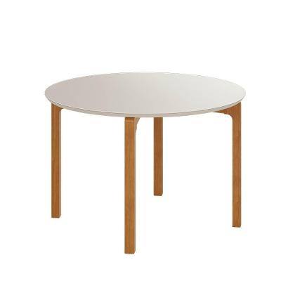 Mesa De Jantar Redonda Cativa Jcm Off White 1,08 M