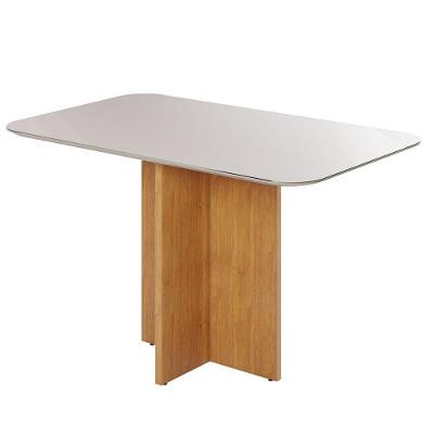 Mesa De Jantar Retangular Robusta Jcm Off White 1,20 M