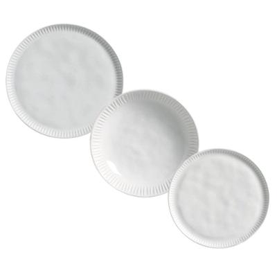 Jogo De Pratos 18 Peças Linhas New White Porto Brasil