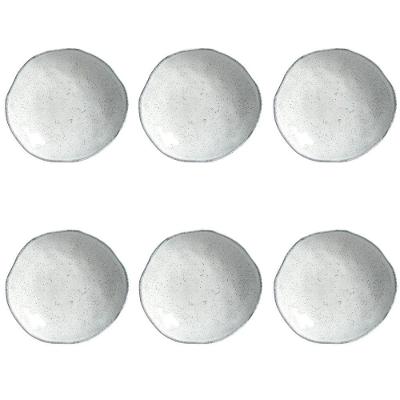 Conjunto De Pratos Fundos 06 Peças Orgânico Echo Porto Brasil