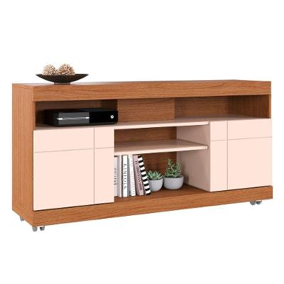 Rack Bancada Para Tv 47 Pol 136cm Pavia Freijó-off White C05 Mpozenato