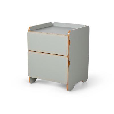 Mesa De Cabeceira 2 Gavetas 45cm Cindy - Verde