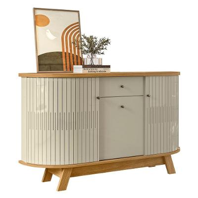 Buffet Aparador Sala De Estar 135cm Toni Z10 Cumaru Opala Mpozenato
