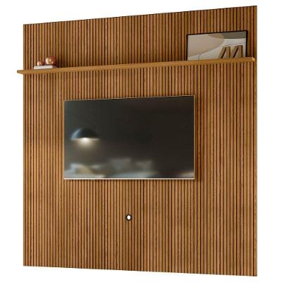 Painel Para Tv 75 Polegadas 238cm André Z10 Cumaru Mpozenato