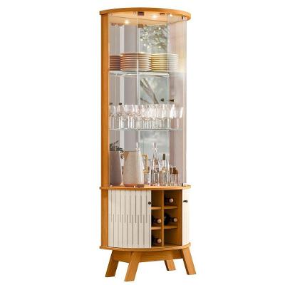 Cristaleira De Vidro Com Led 67cm Melina Z10 Off Cinamomo Mpozenato