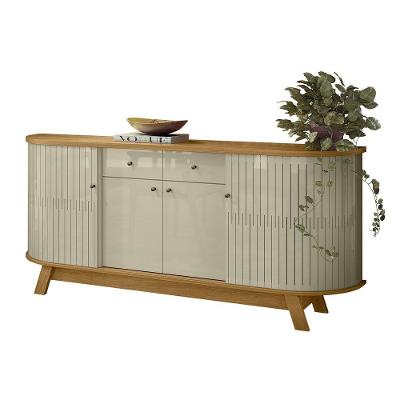 Balcão Buffet Sala De Jantar 183cm Mônica Z10 Cumaru Opala Mpozenato