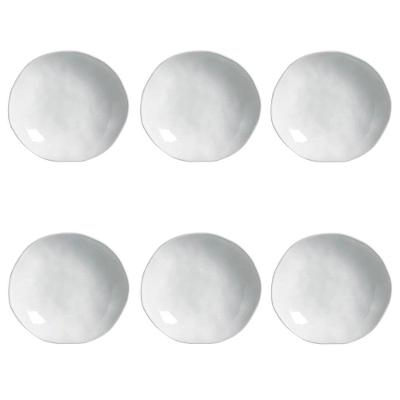 Conjunto De Pratos Fundos 06 Peças Orgânico New White Porto Brasil