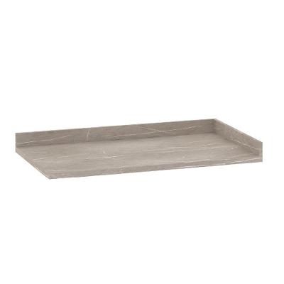 Tampo Para Balcão Canto Reto 95cm Premium Luciane Móveis Quartzo Beige