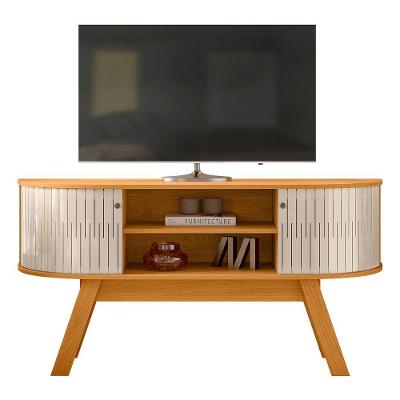 Rack Bancada De Tv 55 Pol 136cm Alana Z10 Off Cinamomo Mpozenato