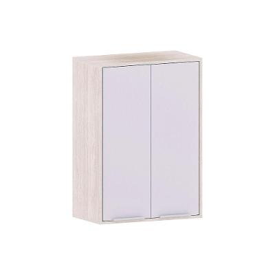 Armário Aéreo 60cm 2 Portas Art Luciane Móveis Pátina-cinza Cristal