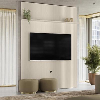 Painel Piso-teto 1 Prateleira New Interlagos - Off White Off White