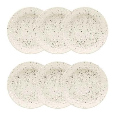 Conjunto De Pratos Fundos 06 Peças Flat Chuvisco Oxford