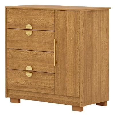 Cômoda Para Quarto 93cm Com 1 Porta Ilha Bela Nature Vila Rica
