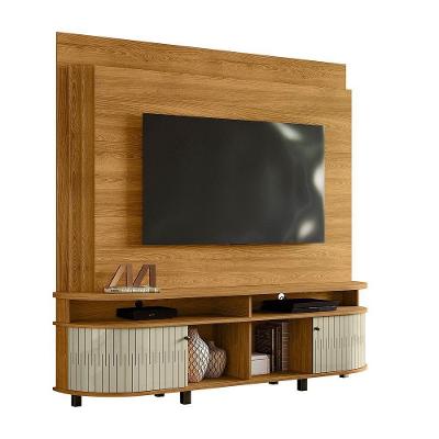 Estante Painel De Tv 65 Polegadas 183cm Jude Cumaru-opala - Pallazio