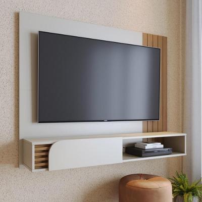 Painel Home Suspenso 1 Porta Tv's 60" Jurerê - Freijó Off White Matte