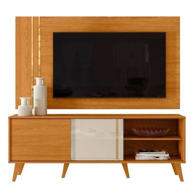 Estante Painel Para Tv 60 Pol 160cm Orla Z10 Off Cinamomo Mpozenato
