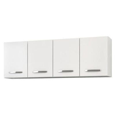 Armário Aéreo De Cozinha Panamá 04 Portas 160cm Branco - Lumil Móveis Branco