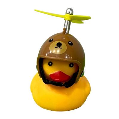 Patinho Buzina Borracha Moto Bike Guidão Luz Hélice Modelos Marrom