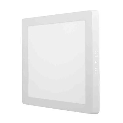 02 Painel Led Play Sobrepor Quadrado 18w Bivolt 6.500k - Branco