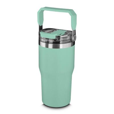 Garrafa Copo Térmico Parede Dupla Em Aço Inox Verde 650ml