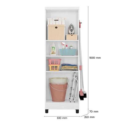 Armário Multiuso 2 Portas 879 Branco - Qmovi Branco