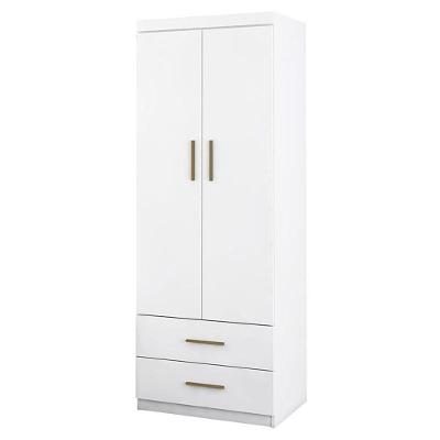 Guarda Roupa Infantil Chiara 2 Portas E 2 Gavetas Branco - Phoenix Baby Branco