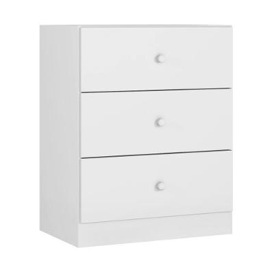 Cômoda Infantil Louise 3 Gavetas Branco - Ajl Móveis Branco