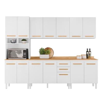 Cozinha Modulada Intenza Bergamo 5 Peças Branco - Nicioli Branco