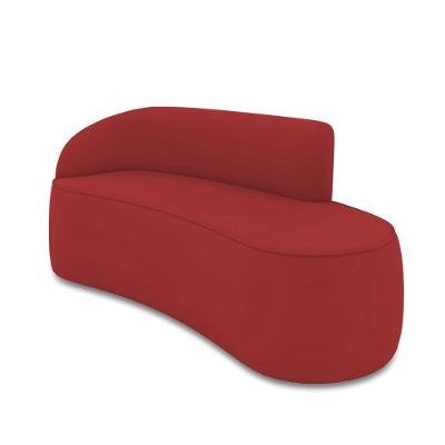 Sofá 3 Lugares Orgânico 180 Cm Morgan Veludo Marsala D03 - D'rossi