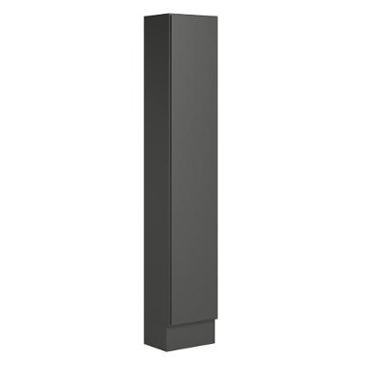 Paneleiro Acácia Touch 40cm 1 Porta Chumbo Com Rodapé - Nicioli Chumbo