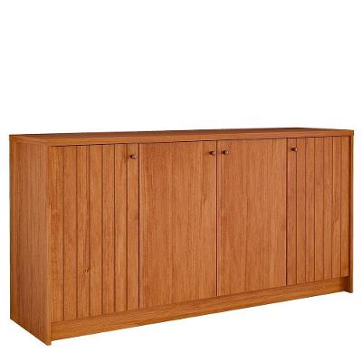 Buffet Aparador Lia 4 Portas Cinamomo - Cimol Móveis Cinamomo