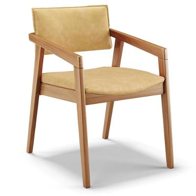 Cadeira Para Sala De Jantar Estar Living Giorgia L02 Couríssimo Casco Fendi - Lyam Decor
