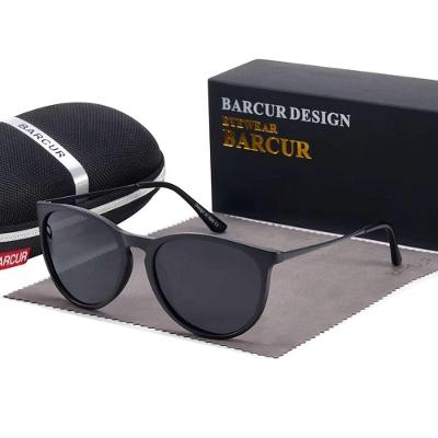 Óculos Feminino Clássico Lente Polarizada Design Titanium Uv400 Preto